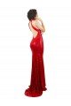Shop Halter High Neck Mermaid Open Back Sequin Evening Dress