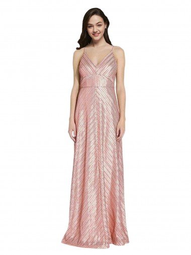 Shop High Neck Low Back Sparkling Sequin Evening Dress