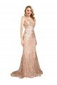 Shop Sleek Long Mermaid Sparkling Sequin Evening Dress