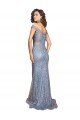 Shop Off the Shoulder Sweetheart Neckline Sequin Evening Dress with Thigh High Slit