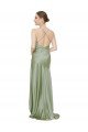 Shop Silky Satin Evening Dress with Bias Cut Skirt