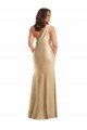 Shop One Shoulder Asymmetrical Cowl Back Silky Satin Mermaid Evening Dress