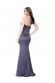 Shop Fit and Flare Silky Satin Evening Dress
