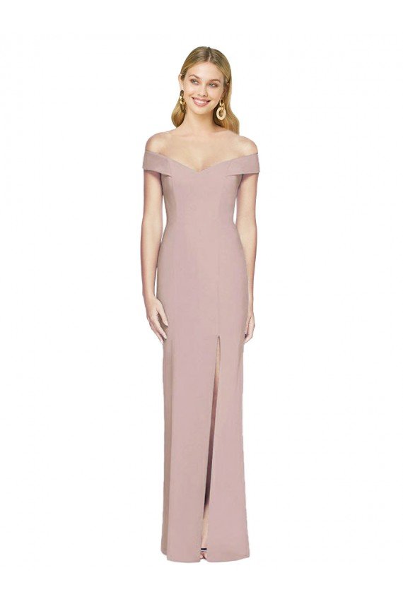 Shop Off the Shoulder Criss Cross Back Trumpet Evening Dress