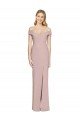 Shop Off the Shoulder Criss Cross Back Trumpet Evening Dress