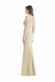 Shop Criss Cross Twist Cutout Back Trumpet Evening Dress