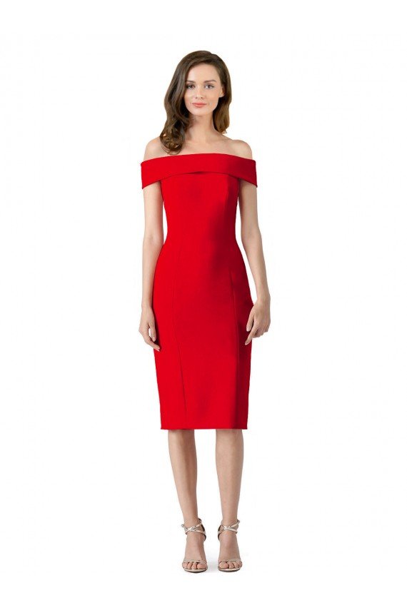 Shop Off the Shoulder Square Neck Cocktail Evening Dress