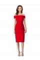 Shop Off the Shoulder Square Neck Cocktail Evening Dress