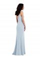 Shop V Back Spaghetti Strap Evening Maxi Dress with Pockets