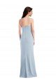 Shop Flattering Trumpet Maxi Crepe Evening Dress with Front Slit