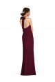 Shop Tie Halter Open Back Trumpet Evening Dress