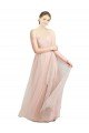 Shop Long Floor Length Sweetheart Pleated Tulle Evening Dress